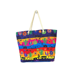 Bolsa de Praia Estampa Colorida México