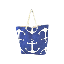 Bolsa de Praia Âncoras Azul Marinho