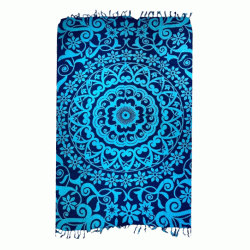Canga Mandala Azul Floral